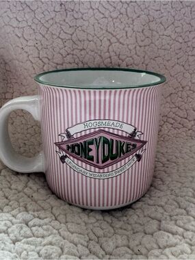 Harry Potter Honeydukes Campfire Mug Pink Striped Hogsmeade Wizarding World